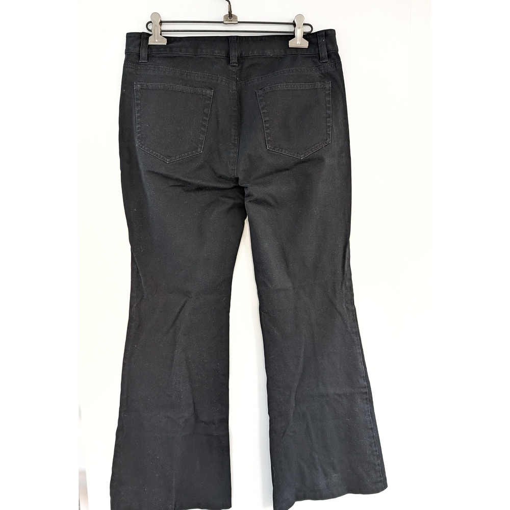 Michael Kors Flare Black Pants In Size 8 - Picture 5 of 7